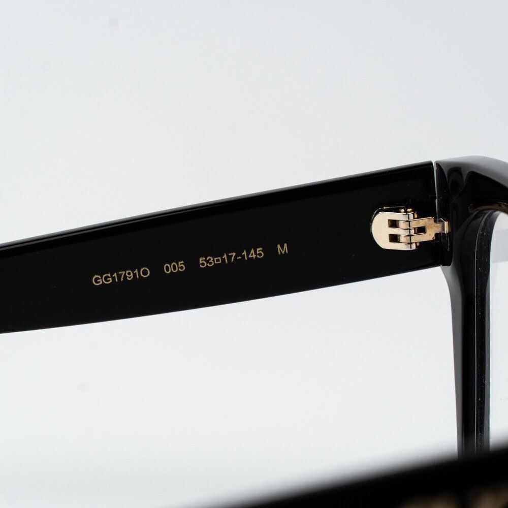 Gucci Women Eyeglasses Black Square GG1791O 005 NEW AUTHENTIC - Picture 11 of 13